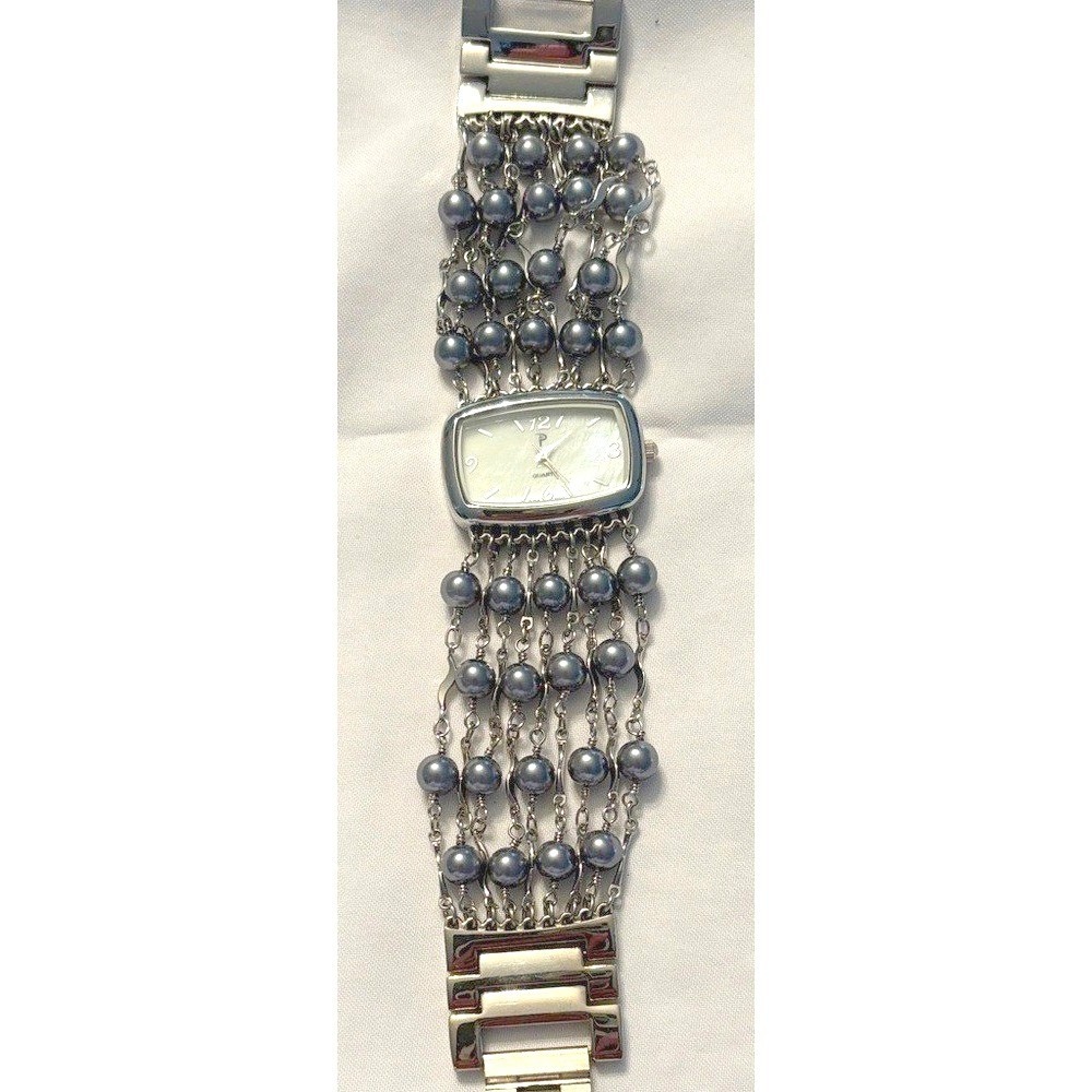 Bracelet  Silver and Black Women's Watch
